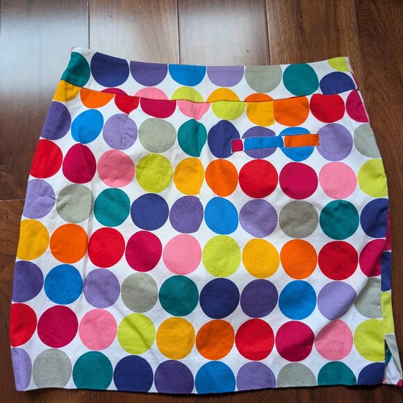 Loudmouth Ladies Skort Skirt Golf Fairway Disco Balls polka dot size 4 - Picture 3 of 6